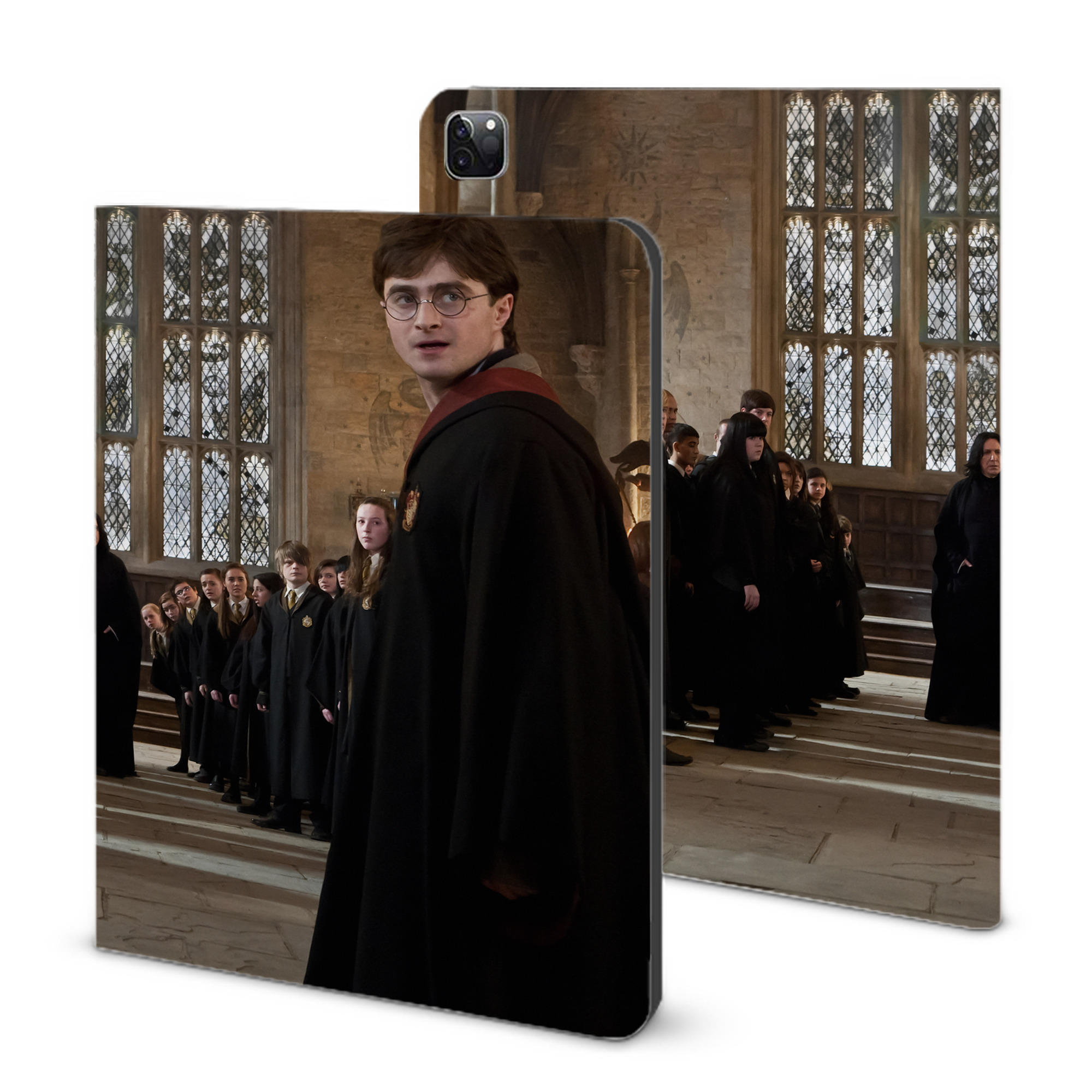 （画像用） Harry Potter ハリー・ポッターシリーズ IPad ケース ブック型 PUレザー TPU 耐衝撃 軽量 薄型 ペン収納なし 全面保護 IPad 各モデル対応